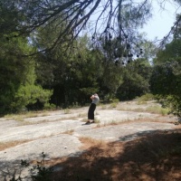 Armina Pilav na terenskom istraživanju, naplov kraj Korčule, lipanj 2020.