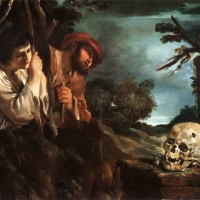 Et in Arcadia Ego, Giovanni Francesco Barbieri (Guercino) ca. 1618–1622