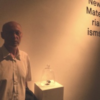 Goran Trbuljak na otvaranju izložbe NM 3.1 u Zagrebu, ISU